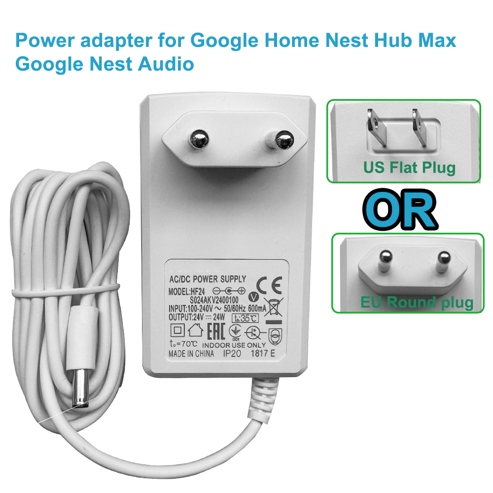 Adaptor Catu Daya 24V untuk Go - Google Speaker Nest Audio ulasan dan harga