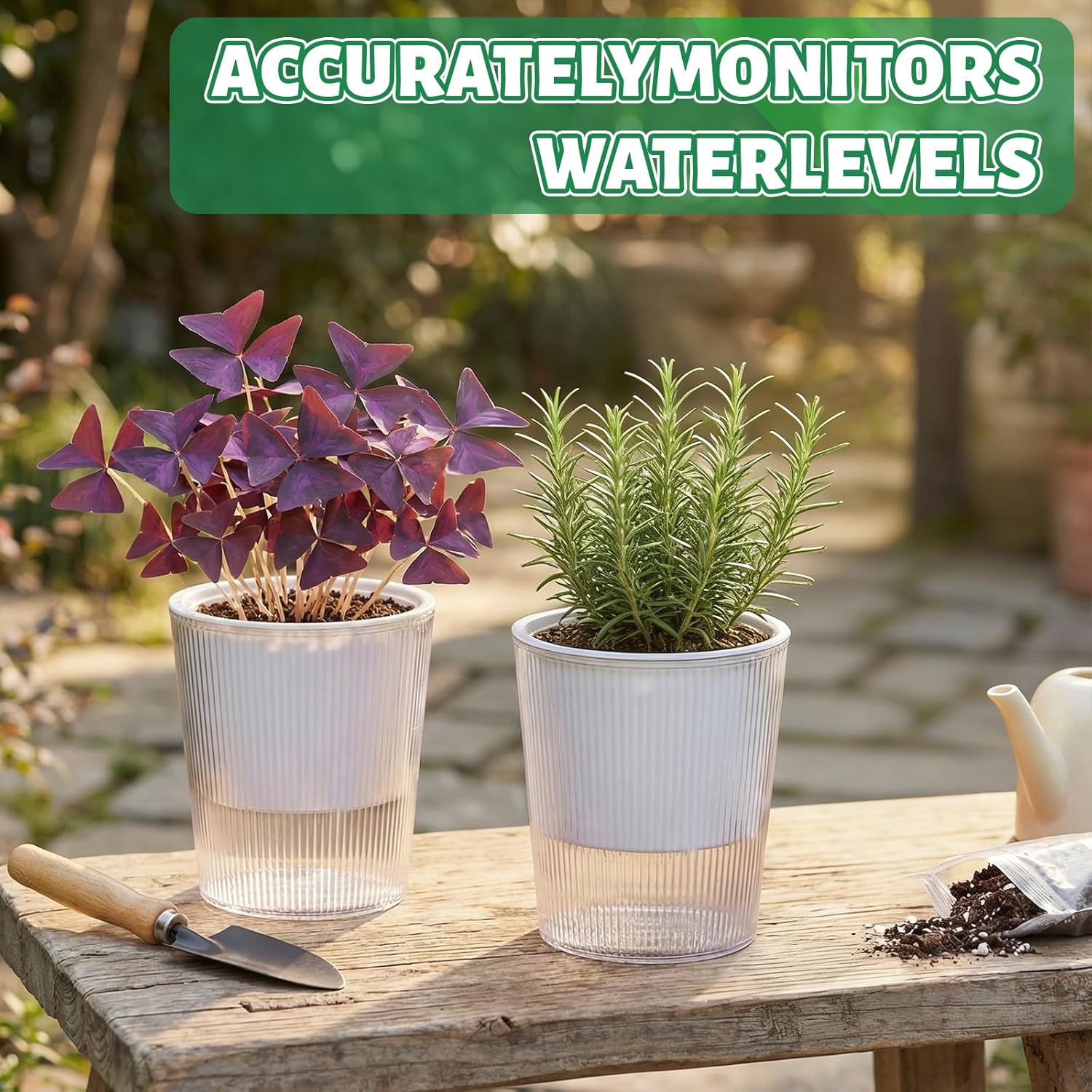 Pot Tanaman Self-Watering Tran - Aloe Vera Pot ulasan dan harga